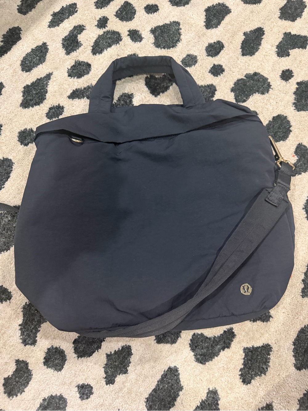 Lululemon Black Crossbody Tote Bag